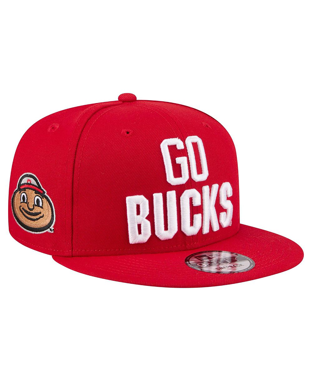 Мужская кепка New Era Ohio State Buckeyes Go Team 9FIFTY Snapback