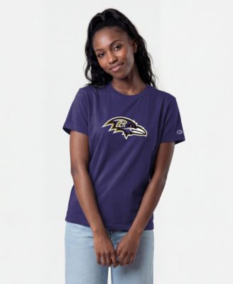 Женская футболка Champion Women's Purple Baltimore Ravens Logo T-Shirt