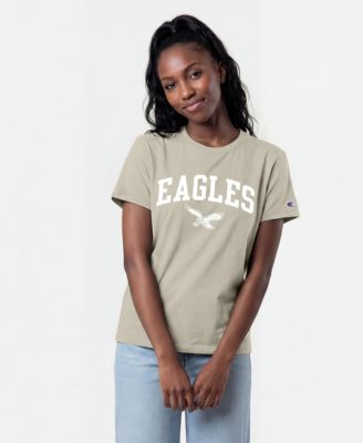 Champion Женская футболка Philadelphia Eagles Cocoa Butter, светло-коричневая