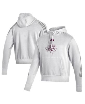 adidas Мужское худи белое Texas A M Aggies Fightin' Aggies