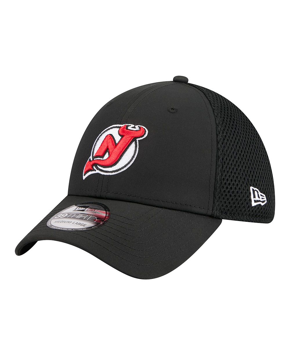 Мужская кепка New Era New Jersey Devils Logo 39THIRTY Flex Black