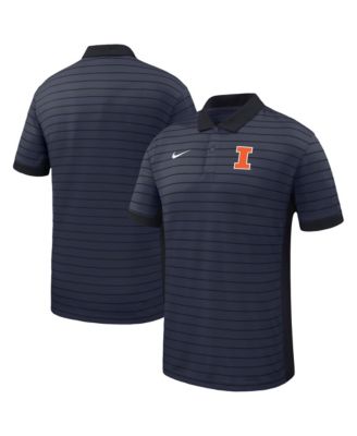 Nike Мужская рубашка-поло Illinois Fighting Illini Victory Stripe Dri-FIT