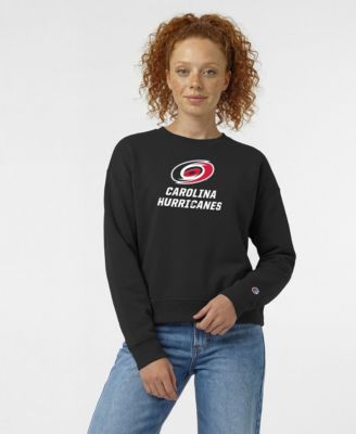 Champion Women's Black Carolina Hurricanes Wordmark Lockup Powerblend Sweatshirt