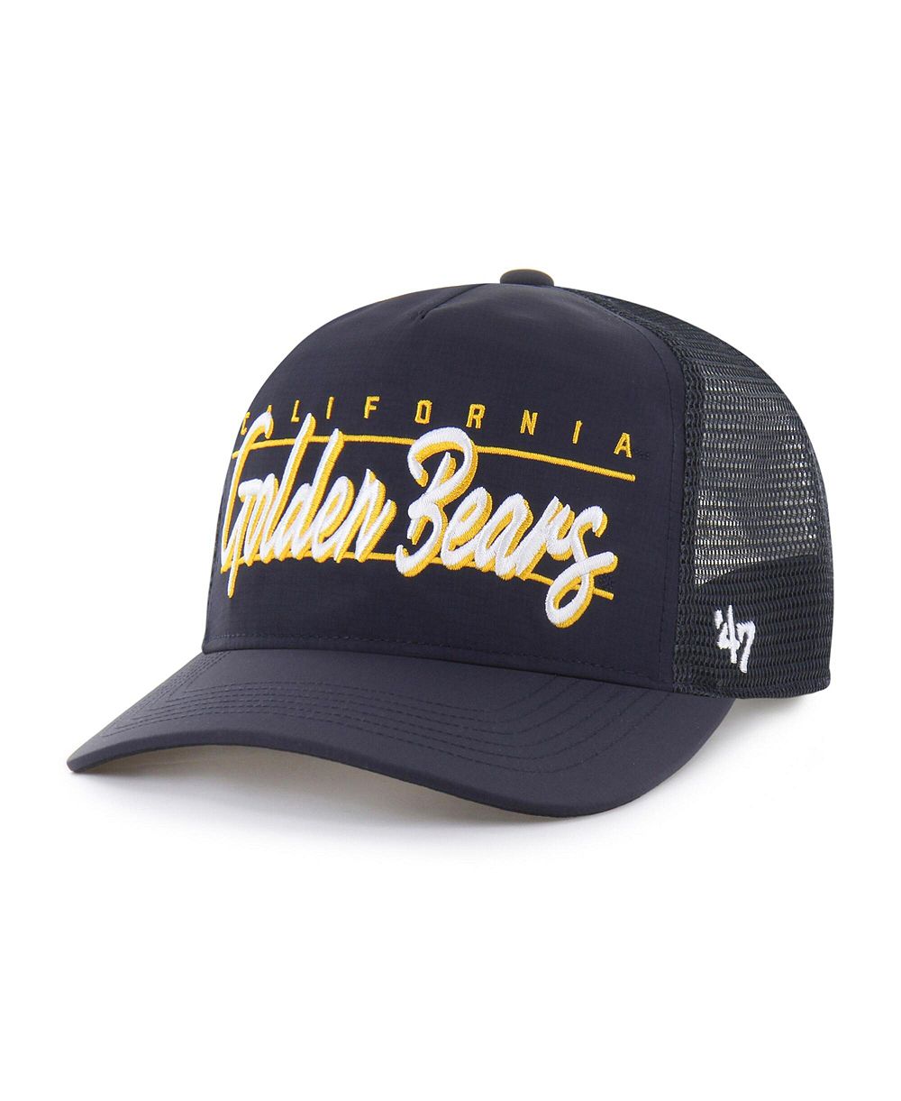 Мужская и женская кепка '47 Brand Navy Cal Bears brrr° Condor Mesh Hitch Adjustable