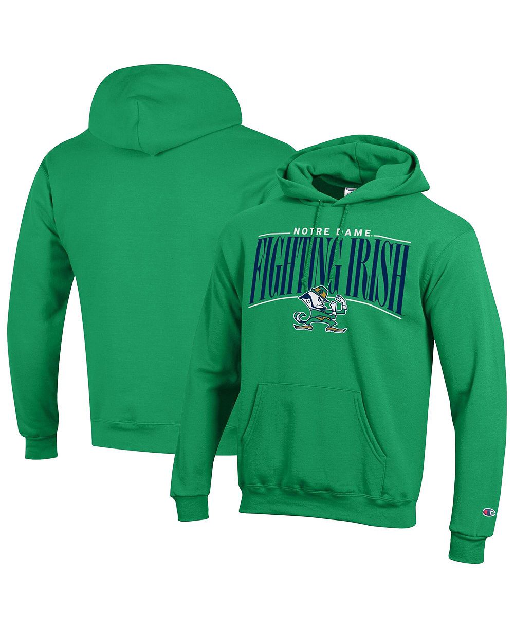 Мужское худи Champion Green Notre Dame Fighting Irish Team Pride Powerblend