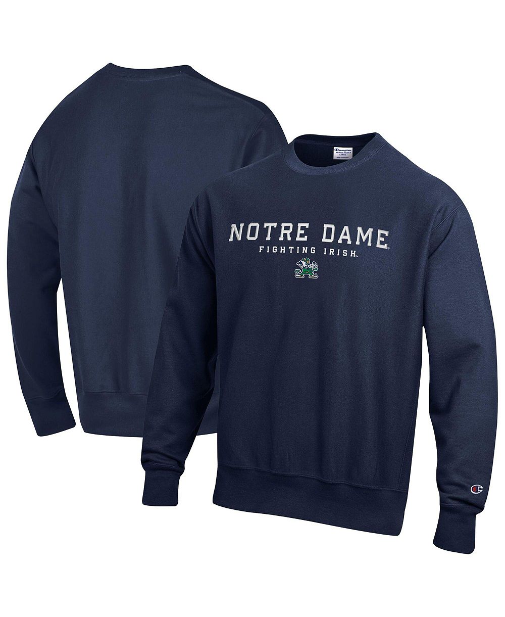 Мужское свитшот Champion Navy Notre Dame Fighting Irish