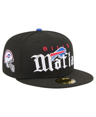 Мужская кепка New Era Black Buffalo Bills Bills Mafia 59FIFTY Fitted