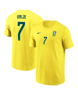 Nike Vini Jr. Yellow Brazil National Team T-Shirt Мужская