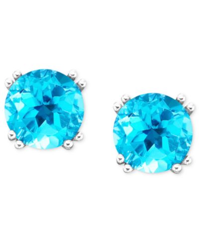 Серьги-гвоздики Amethyst 14K Gold (также доступны в вариантах Garnet 14K Gold и Blue Topaz 14K White Gold)