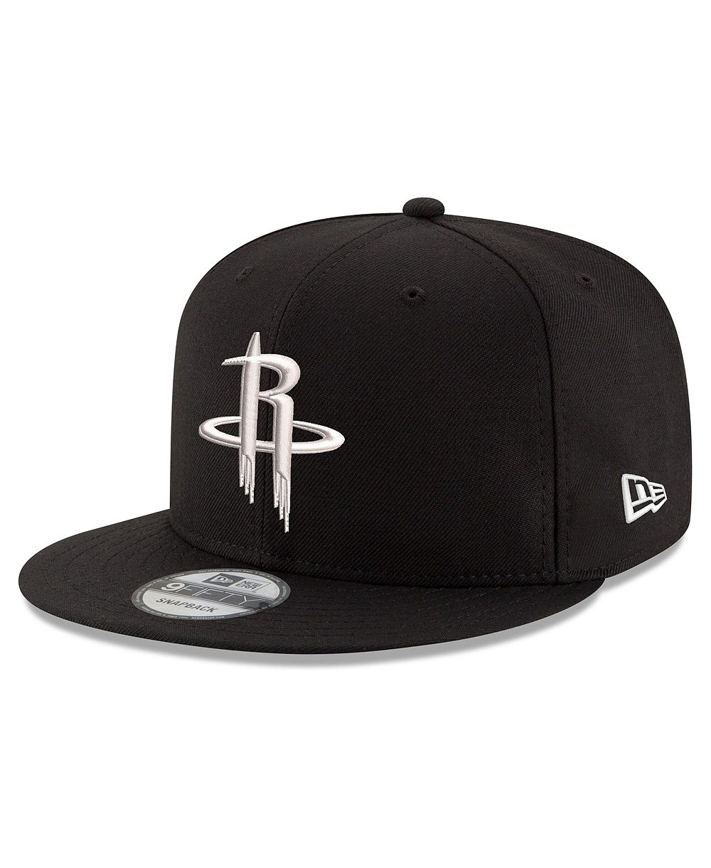 New Era Men's Black Houston Rockets 9FIFTY Snapback Hat