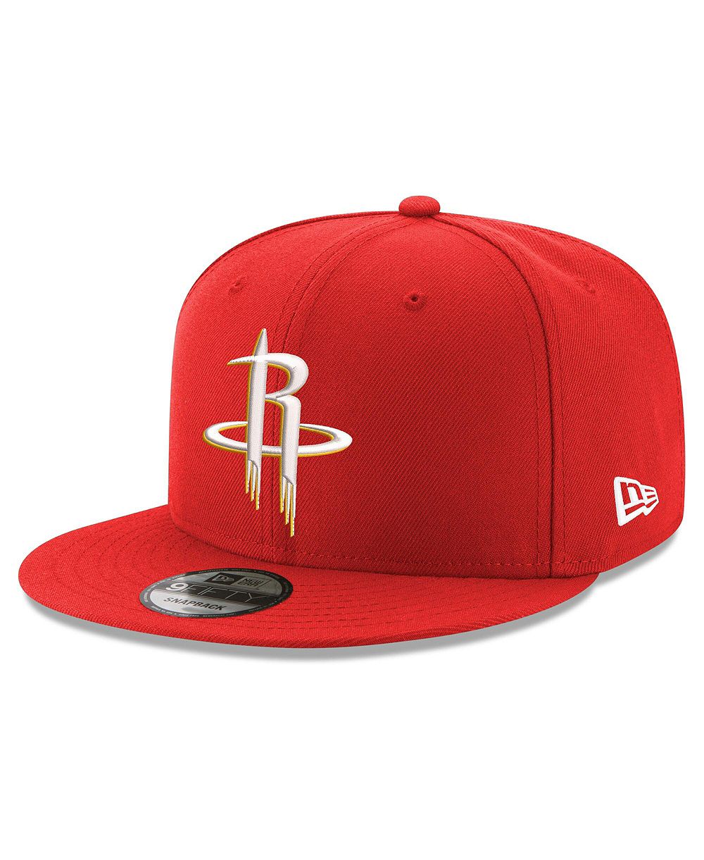 Мужская кепка New Era Red Houston Rockets 9FIFTY Snapback