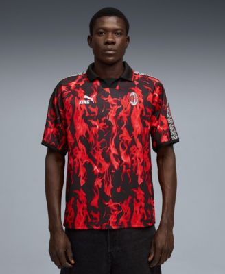 Мужская ретро джерси Puma Red AC Milan King