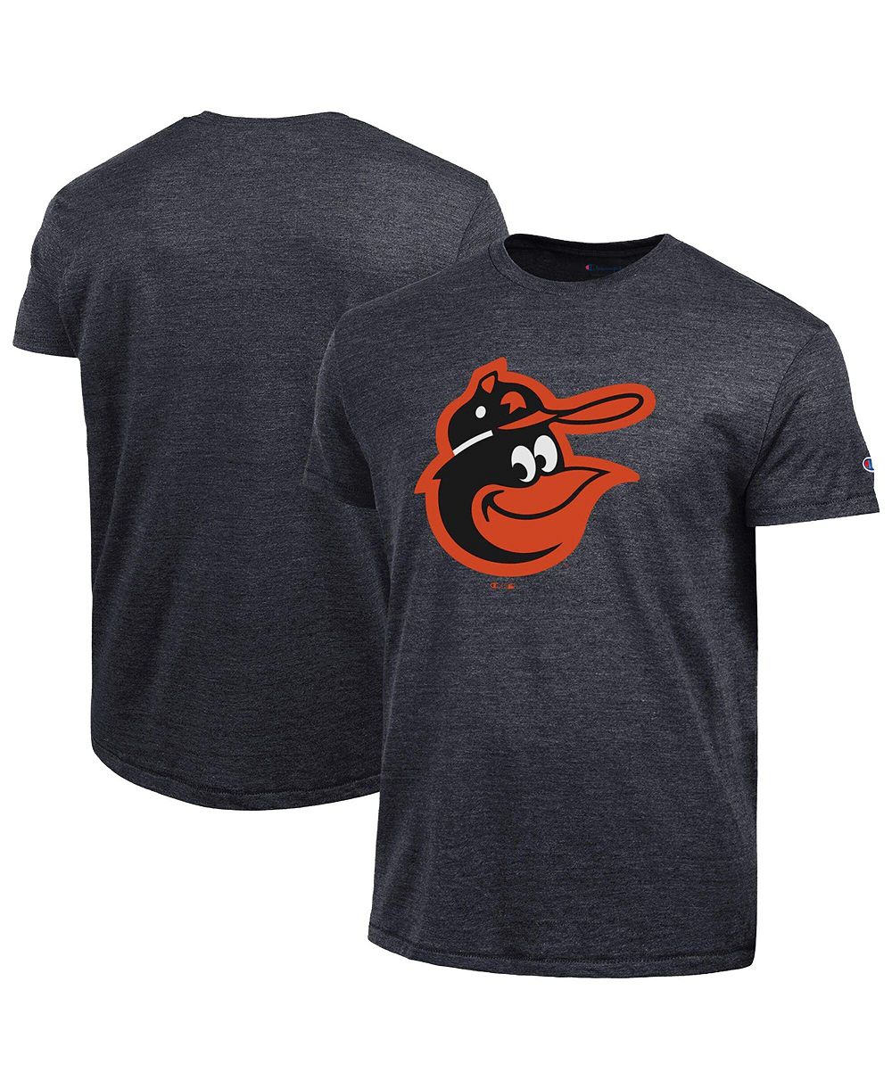 Champion Men's Black Baltimore Orioles Cooperstown Logo Tri-Blend T-Shirt