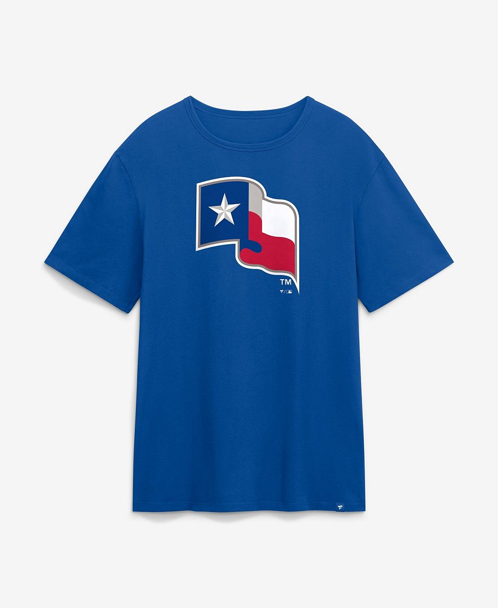 Мужская футболка Fanatics Texas Rangers Alternate Logo Legacy, синяя