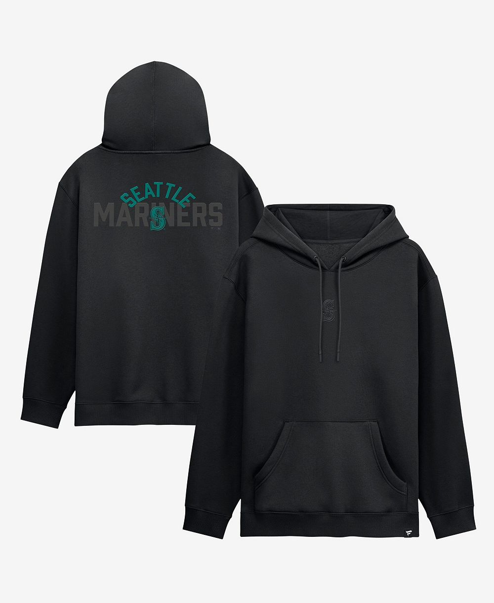 Мужская флисовая толстовка Fanatics Seattle Mariners Black Out