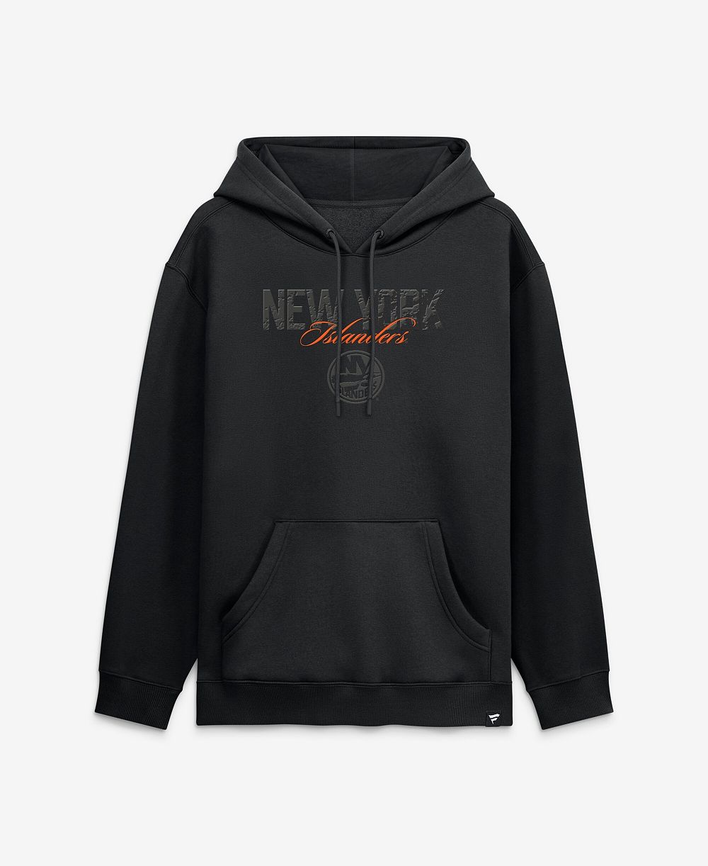 Мужская толстовка Fanatics New York Islanders Black Out