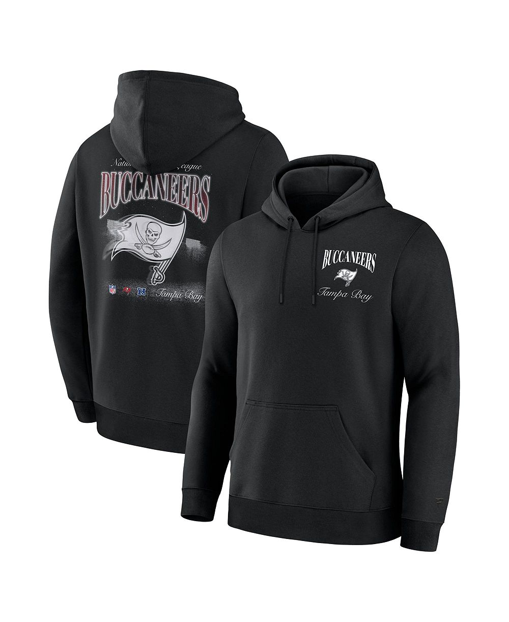 Мужское худи Fanatics Black Tampa Bay Buccaneers Nightfall Long Sleeve Fleece