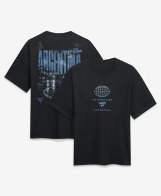 Мужская футболка Fanatics Argentina Streets Of The World Heavyweight в цвете Black