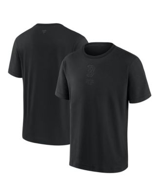 Мужская хлопковая футболка Fanatics Boston Red Sox Black Out Heavyweight T-Shirt