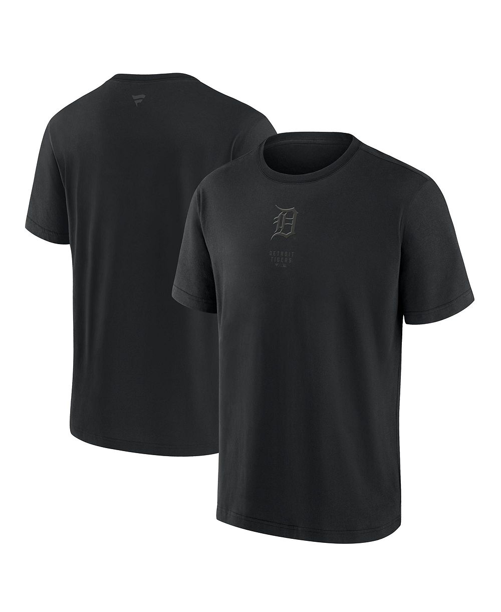 Мужская футболка Fanatics Detroit Tigers Black Out Heavyweight