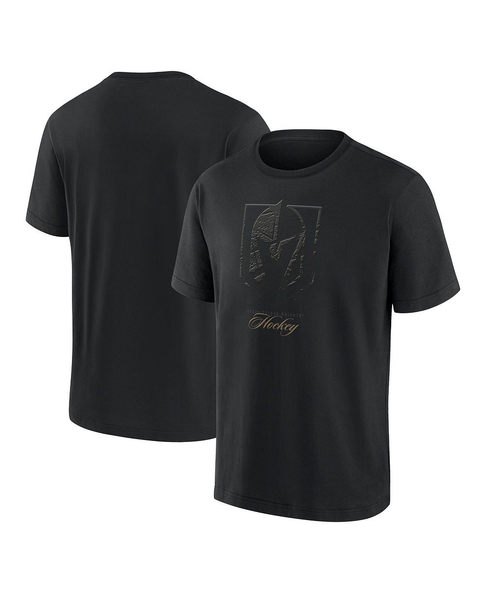 Мужской Fanatics Vegas Golden Knights Blackout Heavyweight T-Shirt
