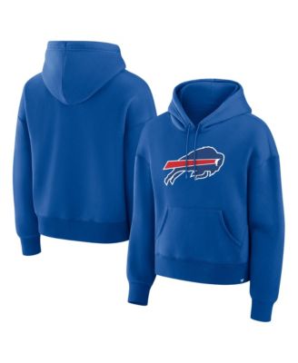 Fanatics Women's Buffalo Bills Essential Legacy Pullover Long-Sleeve Cotton-Blend Fleece Hoodie