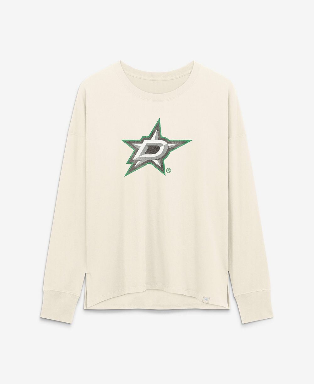 Fanatics женская футболка Dallas Stars с логотипом Distressed Long Sleeve Cream