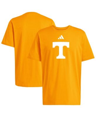 Мужская хлопковая футболка Adidas Tennessee Orange Tennessee Volunteers Primary Logo