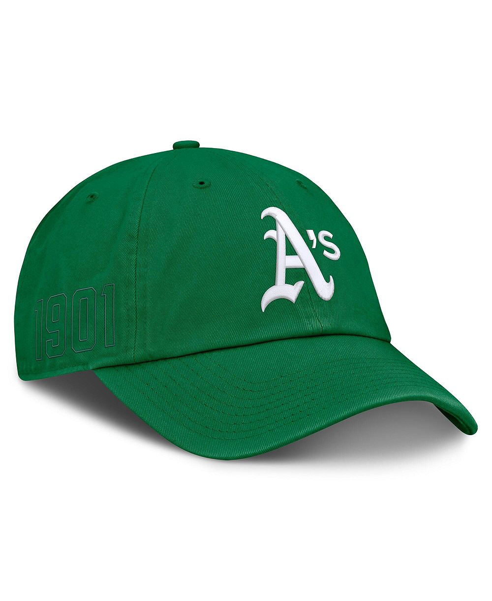 Nike Мужская кепка Oakland Athletics Cooperstown Club регулируемая зеленая