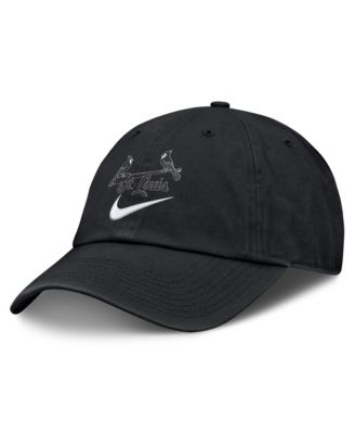 Мужская кепка Nike St. Louis Cardinals Primetime Club регулируемая, черная