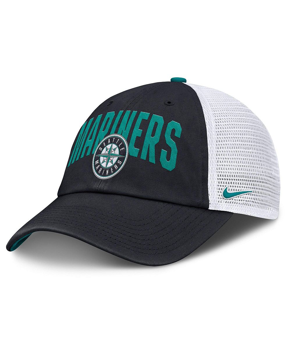 Мужская кепка Nike Navy Seattle Mariners Primetime Club Adjustable Trucker