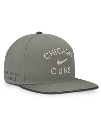 Nike Men's Olive Chicago Cubs Pro Dri-FIT Snapback Hat