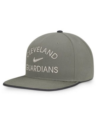 Nike Men's Olive Cleveland Guardians Pro Dri-FIT Snapback Hat