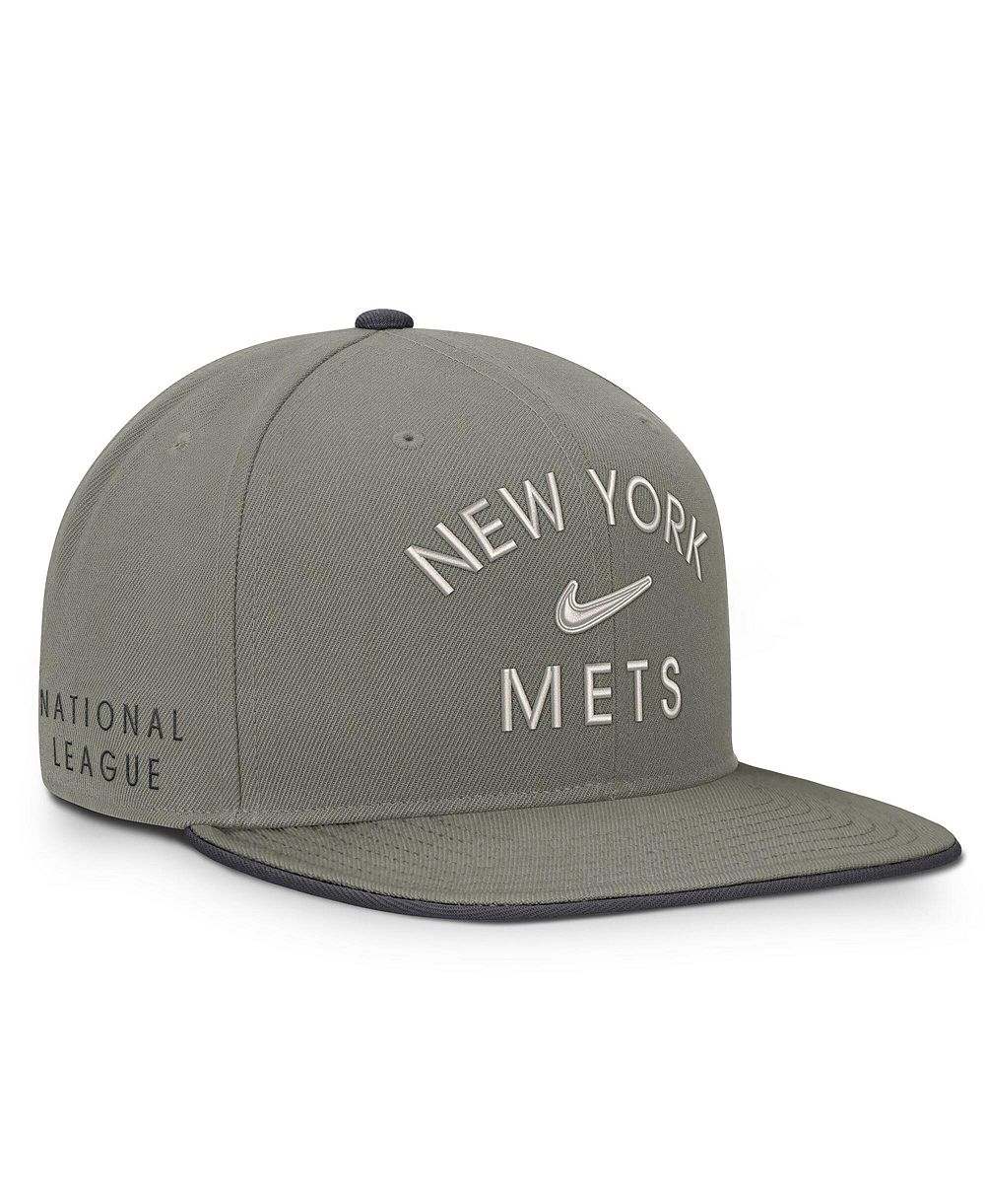 Кепка Nike Men's Olive New York Mets Pro Dri-FIT Snapback Hat
