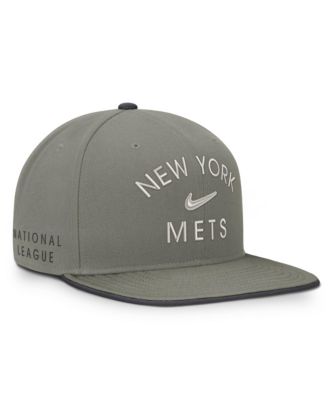 Кепка Nike Men's Olive New York Mets Pro Dri-FIT Snapback Hat