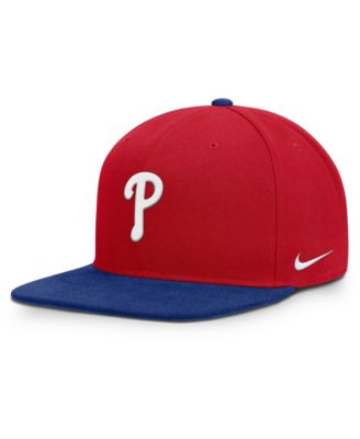 Мужская кепка Nike Philadelphia Phillies Primetime Pro Dri-FIT, красная/королевская синяя