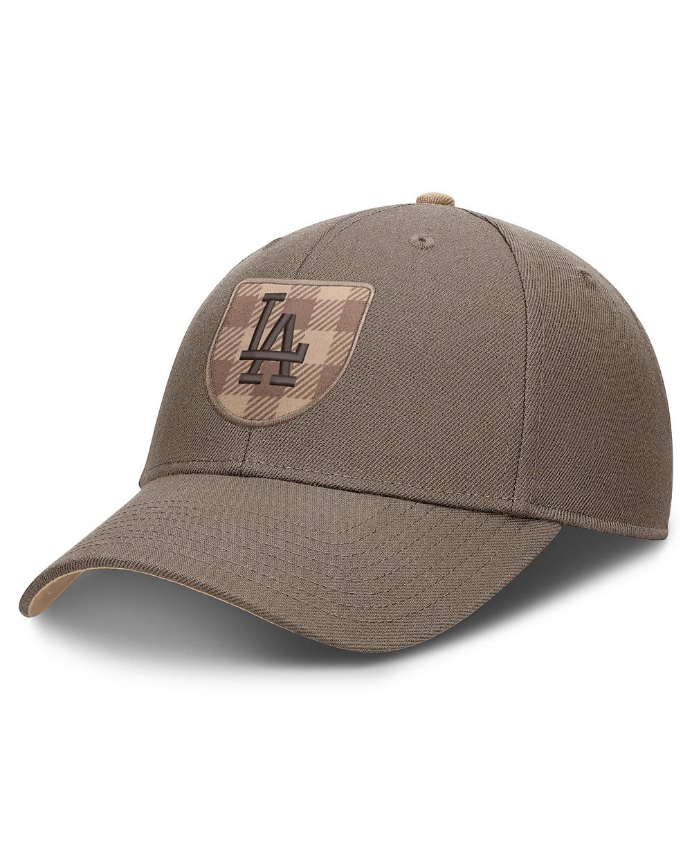 Мужская кепка Nike Los Angeles Dodgers Statement Rise Adjustable, коричневая