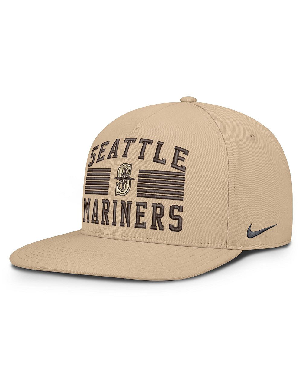 Nike Мужская кепка Seattle Mariners Desert Pro AeroBill Dri-FIT Snapback Khaki