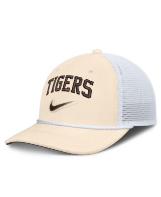 Nike Men's Natural/White Detroit Tigers Rise Dri-FIT Trucker Adjustable Hat