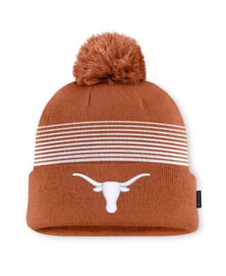 Nike Men's and Women's Texas Orange Texas Longhorns 2026 On-Field Cuffed Knit Pom Hat