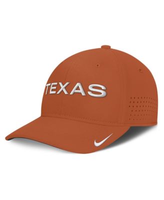 Nike Men's Texas Orange Texas Longhorns Gameday Aerobill Swooshflex Dri-FIT Hat