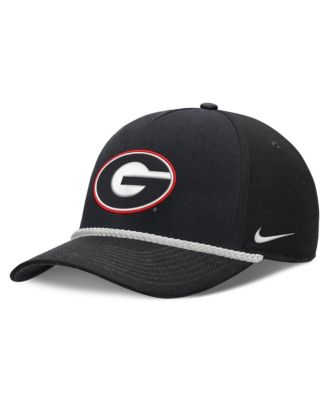 Nike Men's and Women's Black Georgia Bulldogs Rope Rise Adjustable Hat
