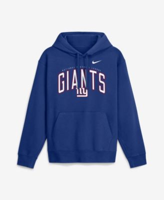 Nike Men's Blue New York Giants Expect Victory Club Fleece Pullover Hoodie