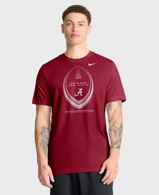 Nike Men's Crimson Alabama Crimson Tide Primetime Legend Football Icon Dri-FIT T-Shirt