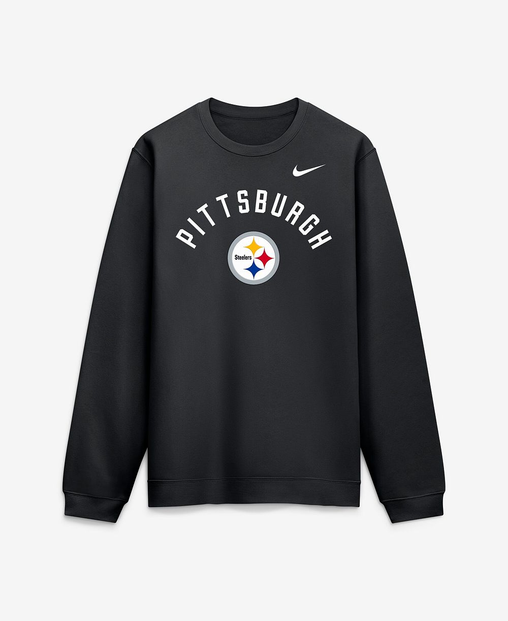 Мужское свитшот Nike Black Pittsburgh Steelers Defensive Leader Club Fleece Pullover