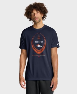 Мужская футболка Nike Navy Denver Broncos Big & Tall Legend Icon Dri-FIT