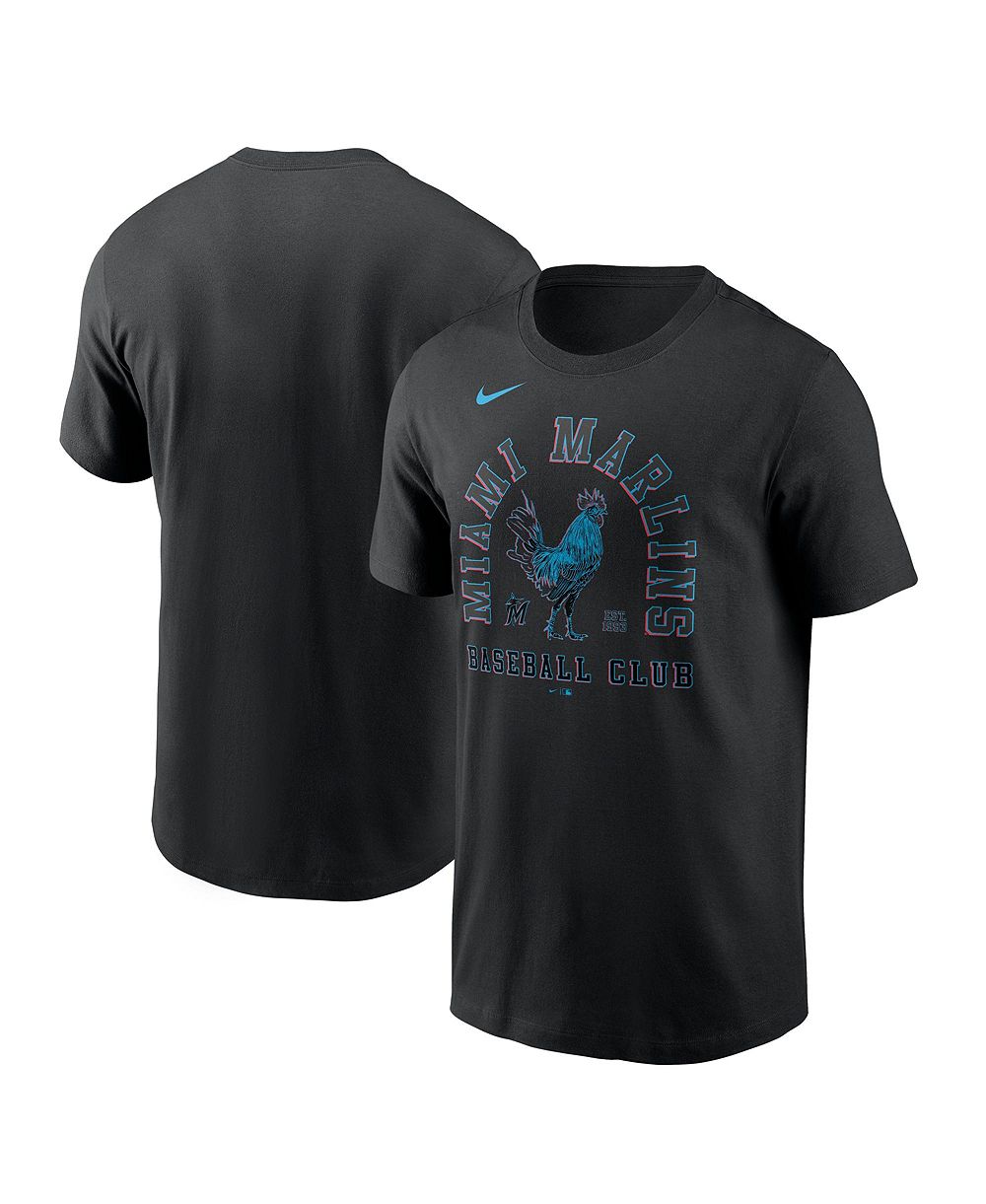 Футболка Nike Men's Black Miami Marlins Local