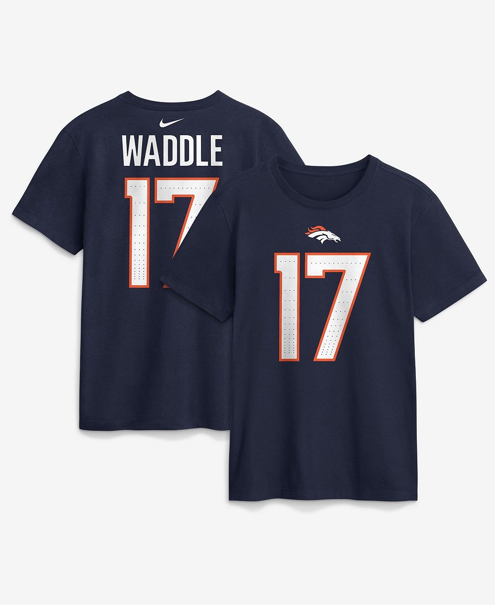 Мужская футболка Nike Jaylen Waddle Denver Broncos Navy