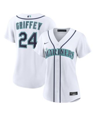 Женская джерси Nike Ken Griffey Jr. White Seattle Mariners Home Replica