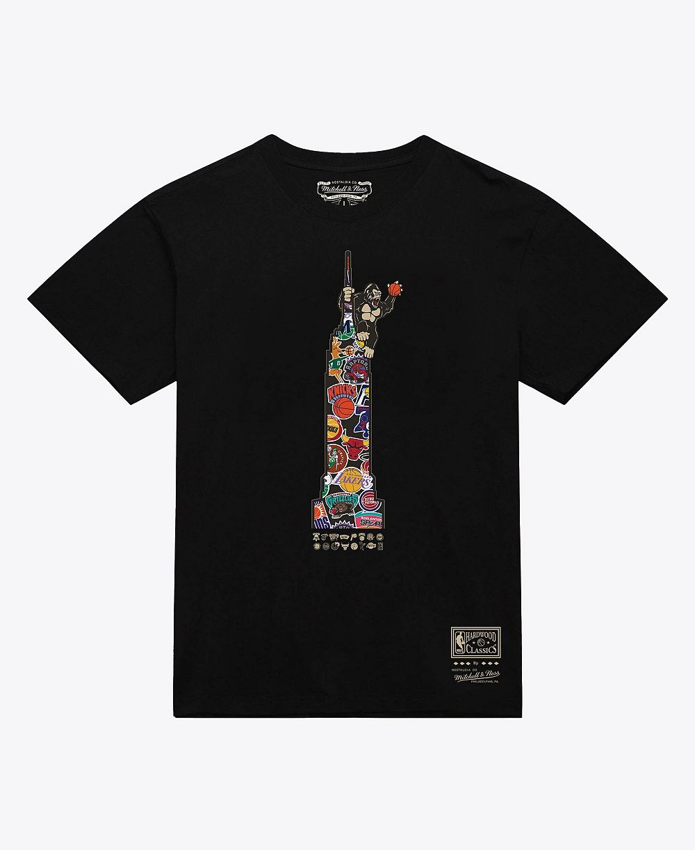 Мужская футболка Mitchell & Ness Black New York Knicks King K